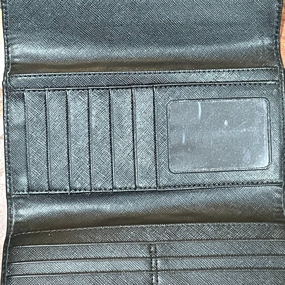 Coach Wallet Hamilton Signature Tan Canvas and Black Leather - Picture 5 of 5